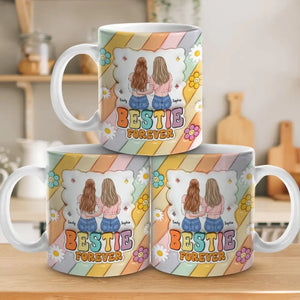 Je suis éternellement reconnaissant de t'avoir eu - Mug personnalisé 3D à effet gonflé - Cadeau pour les meilleurs amis, les meilleures amies, les sœurs