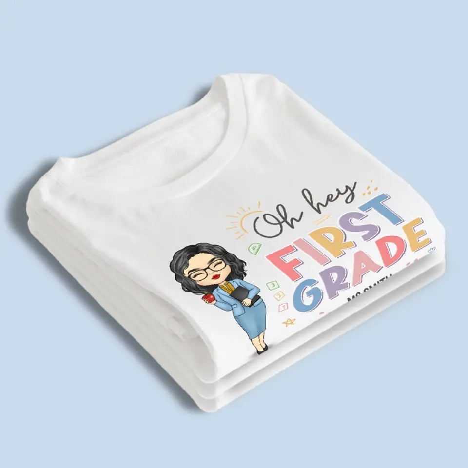 Chaque niveau scolaire est une nouvelle aventure d'apprentissage - T-shirt, sweat à capuche et sweat-shirt unisexe personnalisé pour enseignant - Cadeau pour enseignant