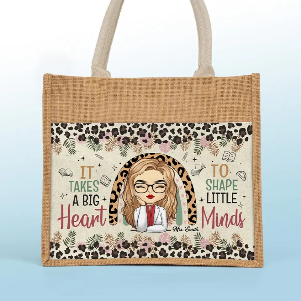Parfois, on oublie qu'on est génial - Sacs fourre-tout personnalisés pour enseignants, sacs fourre-tout en jute, sacs de plage - Cadeau pour enseignants