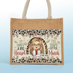 Parfois, on oublie qu'on est génial - Sacs fourre-tout personnalisés pour enseignants, sacs fourre-tout en jute, sacs de plage - Cadeau pour enseignants