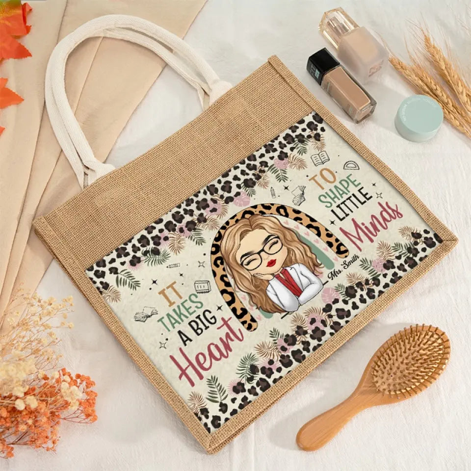 Parfois, on oublie qu'on est génial - Sacs fourre-tout personnalisés pour enseignants, sacs fourre-tout en jute, sacs de plage - Cadeau pour enseignants