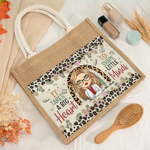 Parfois, on oublie qu'on est génial - Sacs fourre-tout personnalisés pour enseignants, sacs fourre-tout en jute, sacs de plage - Cadeau pour enseignants