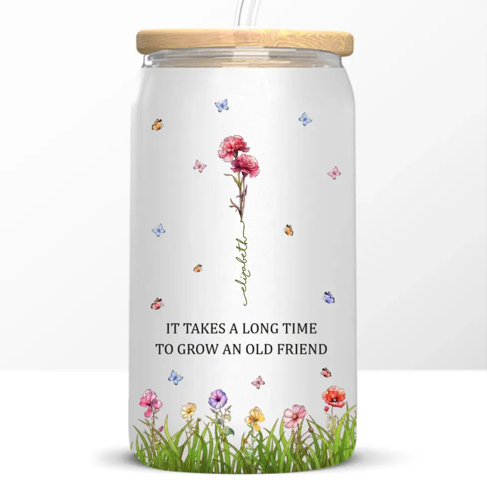 Je te choisirais - Tasse en verre personnalisée pour meilleure amie, tasse à café glacé - Cadeau pour meilleures amies, meilleures amies, sœurs