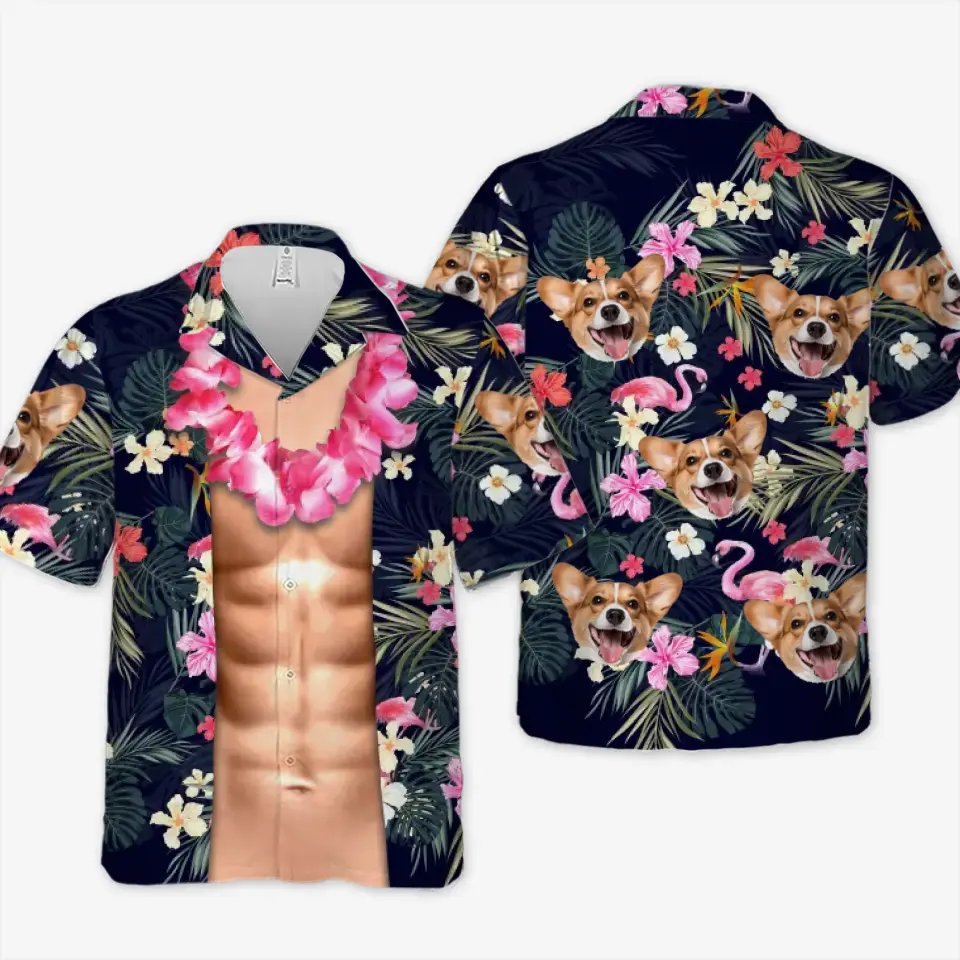 T-shirt hawaïen unisexe personnalisé avec photo « Bons moments et lignes de bronzage » - Cadeau idéal pour les vacances d'été, pour les membres de la famille