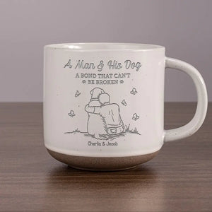 Un lien indéfectible - Mug personnalisé en céramique - Cadeau de condoléances pour les propriétaires et les amoureux des animaux