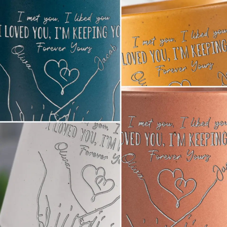 Votre sourire me fait sourire - Tasse en céramique personnalisée pour couple - Cadeau pour mari et femme, anniversaire