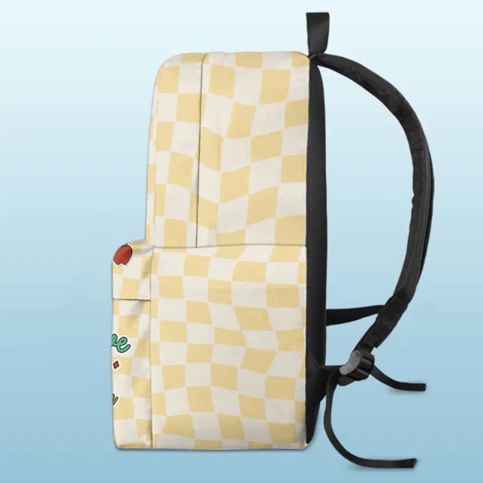 Premier jour d'école ! Réveille-toi ! - Sac à dos enfant personnalisé - Cadeau de rentrée scolaire pour enfant