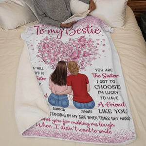 J'ai de la chance d'avoir un ami comme toi - Couverture personnalisée Bestie - Cadeau pour les meilleurs amis, BFF, sœurs