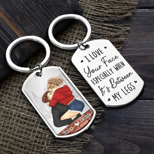 Avec toi, chaque instant est un conte de fées - Porte-clés personnalisé pour couple - Cadeau pour mari et femme, anniversaire