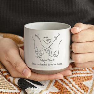 Ensemble, c'est mieux ! Tasse personnalisée en céramique pour couple ! Cadeau pour mari et femme, anniversaire