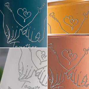 Ensemble, c'est mieux ! Tasse personnalisée en céramique pour couple ! Cadeau pour mari et femme, anniversaire