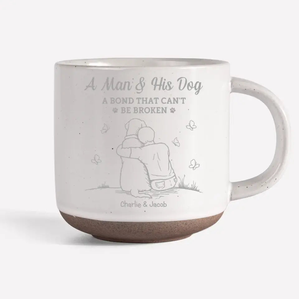 Un lien indéfectible - Mug personnalisé en céramique - Cadeau de condoléances pour les propriétaires et les amoureux des animaux
