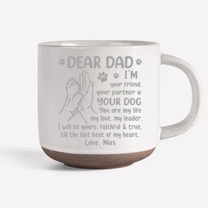 Je suis ton ami - Mug en céramique personnalisé pour chien - Cadeau pour les propriétaires d'animaux et les amoureux des animaux