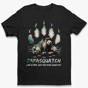 Papa Bear m'a montré que la force n'est pas qu'une question de muscles - T-shirt unisexe personnalisé pour la famille, sweat à capuche, sweat-shirt - Cadeau pour papa, grand-père