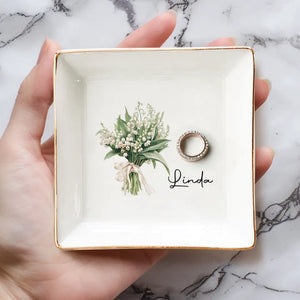 Les fleurs ne se racontent pas, elles se montrent - Porte-bijoux personnalisé pour meilleure amie - Cadeau pour meilleures amies, meilleures amies, sœurs