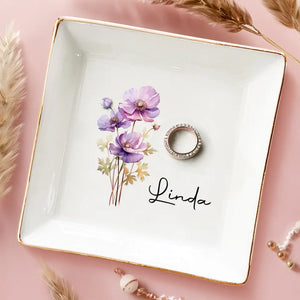 Là où les fleurs fleurissent, l'espoir aussi - Porte-bijoux personnalisé pour meilleure amie - Cadeau pour meilleures amies, meilleures amies, sœurs