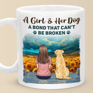Une connexion durable – Tasse personnalisée commémorative – Cadeau de condoléances pour les propriétaires et les amoureux des animaux