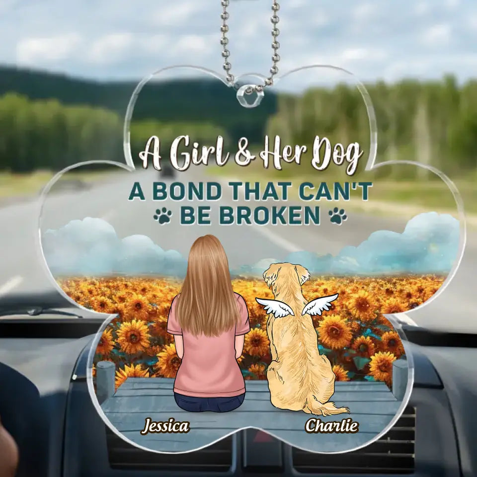 Si l'amour avait pu te sauver, tu aurais vécu éternellement - Ornement de voiture personnalisé commémoratif - Forme personnalisée en acrylique - Cadeau de condoléances pour les propriétaires d'animaux de compagnie, les amoureux des animaux