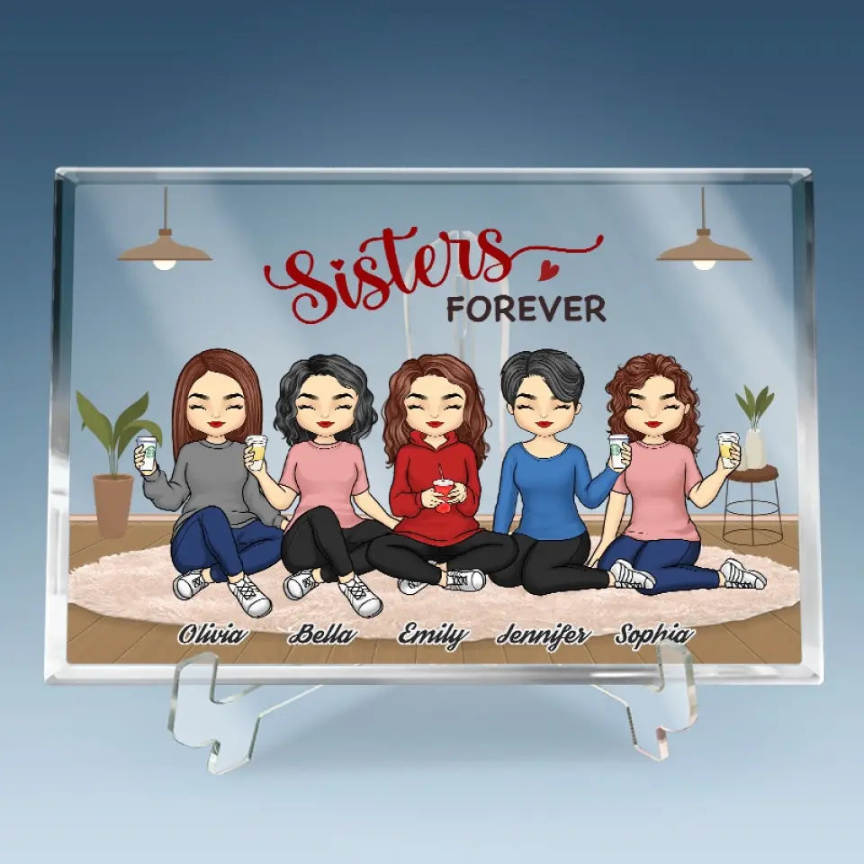 La famille n'est pas une chose importante, c'est tout - Plaque rectangulaire personnalisée en acrylique pour la famille - Cadeau pour les membres de la famille, les frères et sœurs
