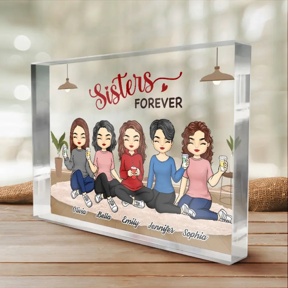 La famille n'est pas une chose importante, c'est tout - Plaque rectangulaire personnalisée en acrylique pour la famille - Cadeau pour les membres de la famille, les frères et sœurs