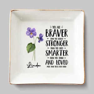 Parfois, on oublie qu'on est génial - Plat à bijoux personnalisé Bestie - Cadeau pour les meilleures amies, BFF, sœurs, maman, fille