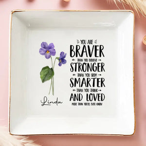Parfois, on oublie qu'on est génial - Plat à bijoux personnalisé Bestie - Cadeau pour les meilleures amies, BFF, sœurs, maman, fille