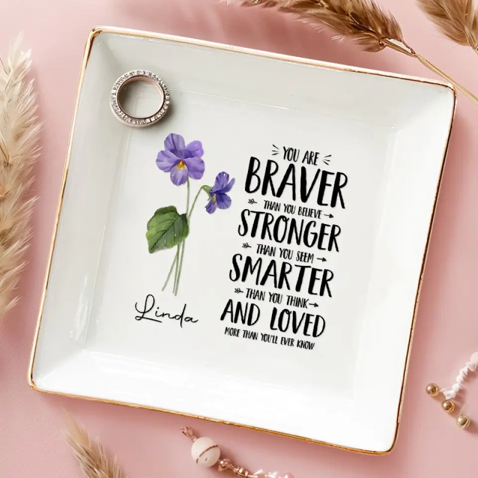 Parfois, on oublie qu'on est génial - Plat à bijoux personnalisé Bestie - Cadeau pour les meilleures amies, BFF, sœurs, maman, fille