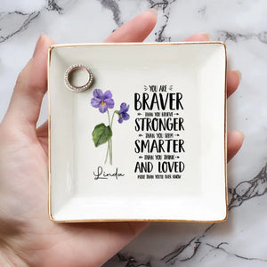 Parfois, on oublie qu'on est génial - Plat à bijoux personnalisé Bestie - Cadeau pour les meilleures amies, BFF, sœurs, maman, fille