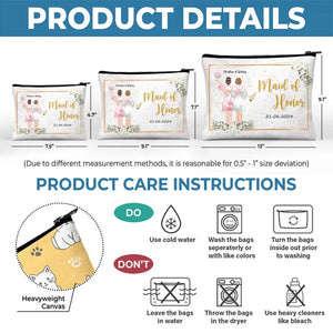 Les amies qui s'aiment bien restent ensemble - Trousse de maquillage personnalisée pour meilleure amie - Cadeau de mariage, cadeau de demoiselle d'honneur pour meilleures amies, meilleures amies, sœurs
