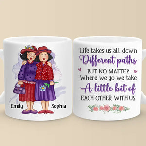 Ton cœur et mon cœur sont de très vieux amis - Mug personnalisé Bestie - Cadeau pour meilleures amies, BFF, sœurs