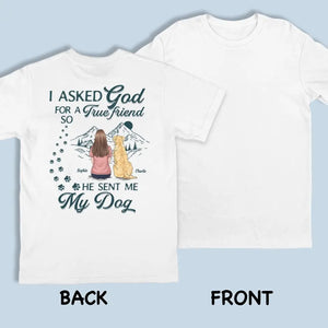 La route vers mon cœur est marquée d'empreintes de pattes - T-shirt, sweat à capuche et sweat-shirt unisexe personnalisé pour chien et chat - Cadeau pour propriétaires et amoureux des animaux