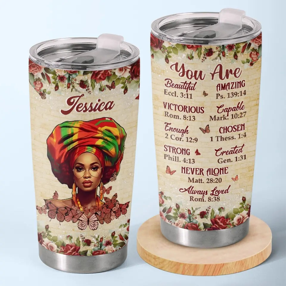 Ne doutez jamais de votre beauté - Gobelet personnalisé Bestie - Cadeau pour meilleures amies, meilleures amies, sœurs