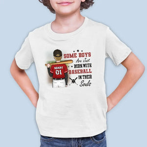 Le baseball est bien plus qu'un jeu ! T-shirt personnalisé pour enfant, idéal pour les membres de la famille, les joueurs de baseball et les passionnés de baseball.