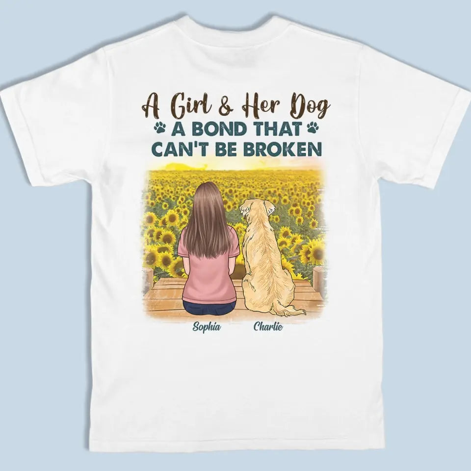 T-shirt, sweat à capuche et sweat-shirt unisexe personnalisé avec inscription « Amour et ami à quatre pattes » - Cadeau pour propriétaires et amoureux des animaux