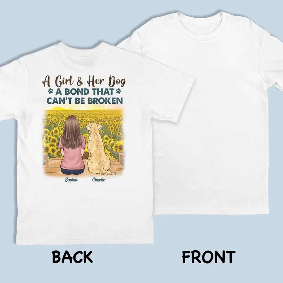 T-shirt, sweat à capuche et sweat-shirt unisexe personnalisé avec inscription « Amour et ami à quatre pattes » - Cadeau pour propriétaires et amoureux des animaux