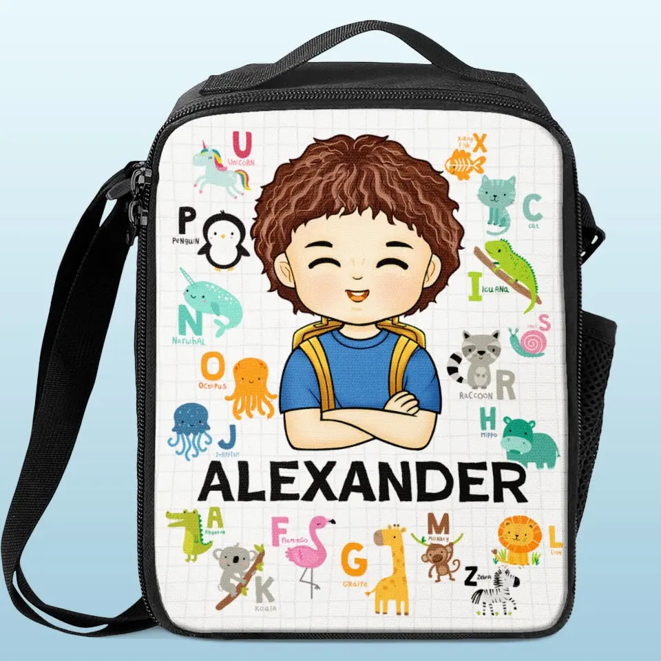 Premier jour de nombreux jours merveilleux - Sac à lunch personnalisé - Cadeau de rentrée scolaire pour enfant