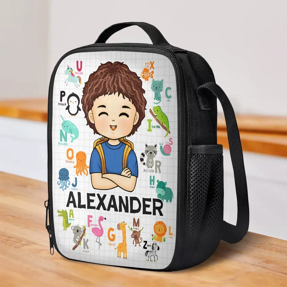 Premier jour de nombreux jours merveilleux - Sac à lunch personnalisé - Cadeau de rentrée scolaire pour enfant
