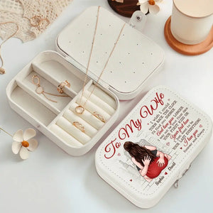 Je ne serai peut-être pas votre premier amour, mais je serai votre dernier - Coffret à bijoux personnalisé pour couple - Cadeau pour mari et femme, anniversaire