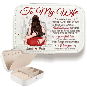 Je ne serai peut-être pas votre premier amour, mais je serai votre dernier - Coffret à bijoux personnalisé pour couple - Cadeau pour mari et femme, anniversaire