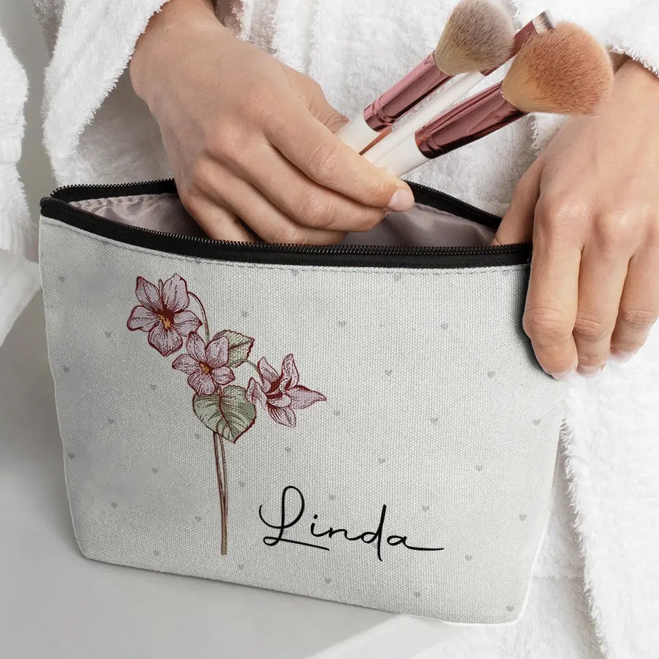 L'amitié multiplie les bienfaits de la vie - Trousse de maquillage personnalisée pour meilleure amie - Cadeau pour meilleures amies, meilleures amies, sœurs