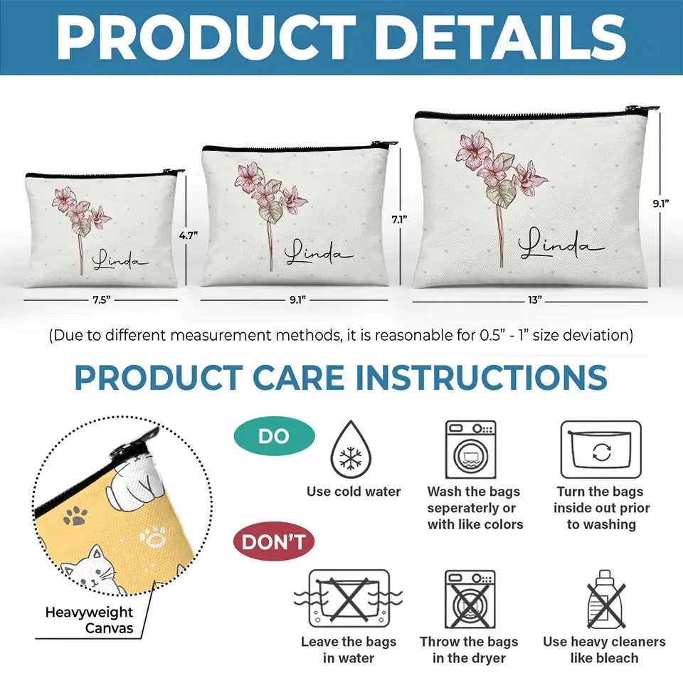 L'amitié multiplie les bienfaits de la vie - Trousse de maquillage personnalisée pour meilleure amie - Cadeau pour meilleures amies, meilleures amies, sœurs