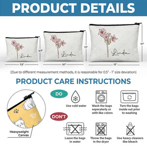 L'amitié multiplie les bienfaits de la vie - Trousse de maquillage personnalisée pour meilleure amie - Cadeau pour meilleures amies, meilleures amies, sœurs