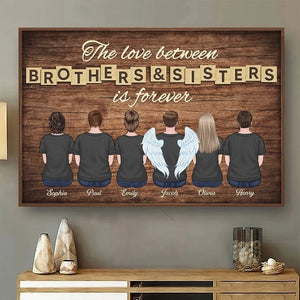 Le plus beau cadeau que nos parents nous ont offert, c'était l'un à l'autre - Affiche horizontale personnalisée pour la famille - Cadeau pour les membres de la famille, les frères et sœurs