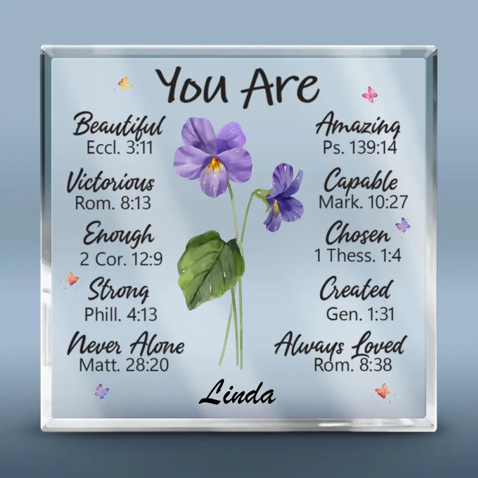Célébrez la fraternité avec ce cadeau spécial - Plaque acrylique carrée personnalisée Bestie - Cadeau de mariage, cadeau de demoiselle d'honneur pour meilleures amies, meilleures amies, sœurs