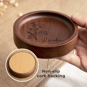 Les vrais amis sont toujours ensemble en esprit - Plat à bijoux en bois personnalisé Bestie - Cadeau pour meilleures amies, meilleures amies, sœurs