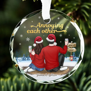 Et c'est toi, ça a toujours été toi - Ornement en verre personnalisé pour couple - Cadeau de Noël pour mari et femme, anniversaire