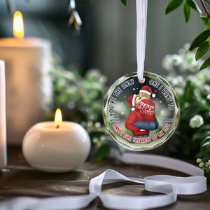 Félicitations pour être mon mari, tu as tellement de chance - Ornement en verre personnalisé pour couple - Cadeau pour mari et femme, anniversaire