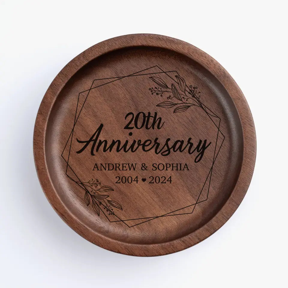 Toi et moi, on a ça ! Plat à bijoux en bois personnalisé pour couple ! Cadeau pour mari et femme, anniversaire