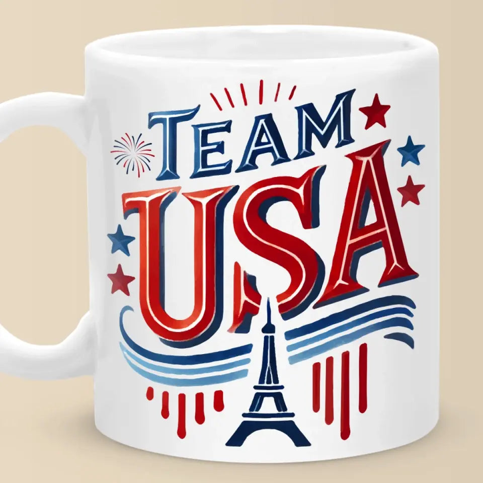 Tasse « J'ai battu les gens » - Vacances olympiques, cadeau pour les membres de la famille et les meilleurs amis