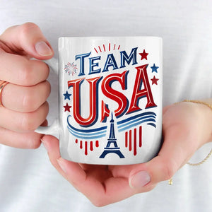 Tasse « J'ai battu les gens » - Vacances olympiques, cadeau pour les membres de la famille et les meilleurs amis